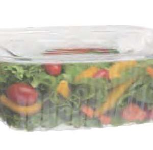 64oz Rectangular Deli & Lid 229x184x76mm