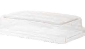 16oz Rectangle Dome Lid 184x127x38mm – RPET